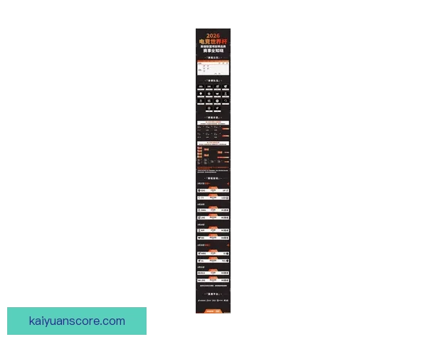 2026世界杯赛事全解析与热门竞猜策略全面指南